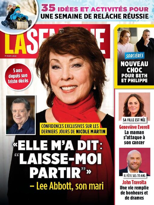 Title details for La Semaine by TVA Publications Inc. - Available